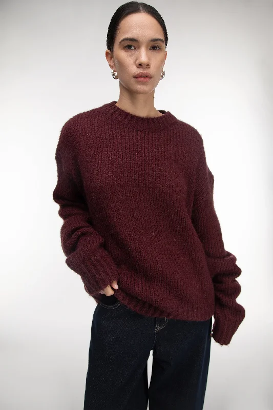 OVERSIZED WOOL-BLEND SWEATER