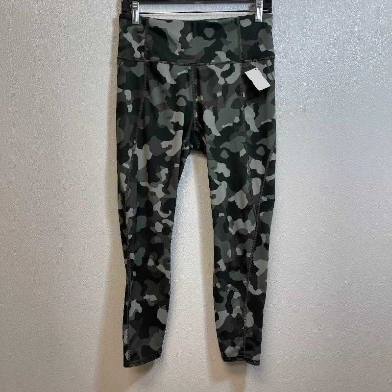 Athletic Leggings By Athleta In Camoflauge, Size: M