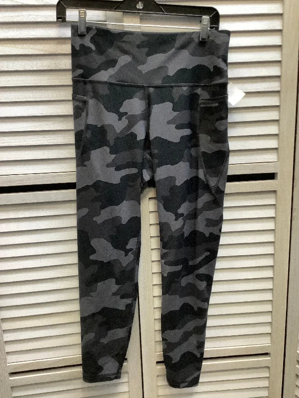 Athletic Leggings By Old Navy In Grey, Size: L