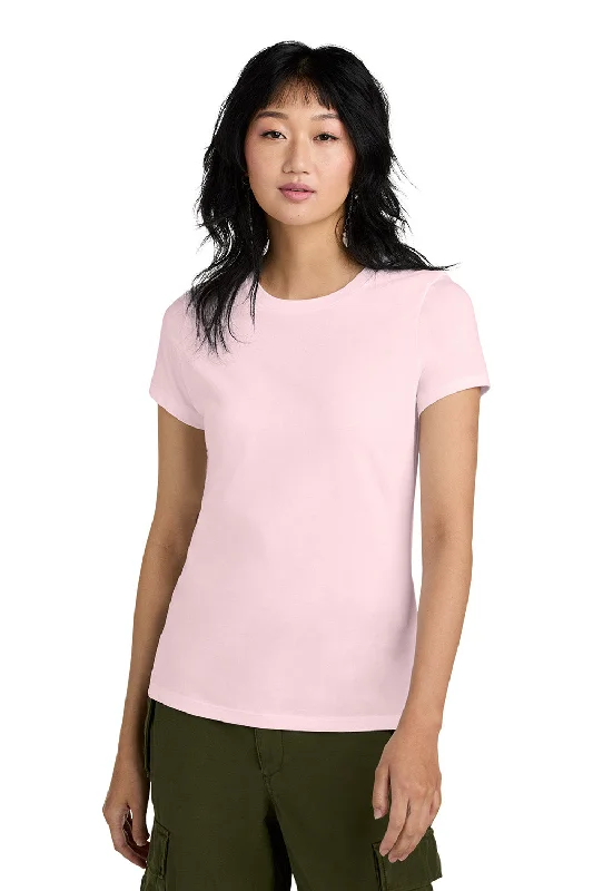 District Womens Perfect Weight Short Sleeve Crewneck T-Shirt - Carnation Pink