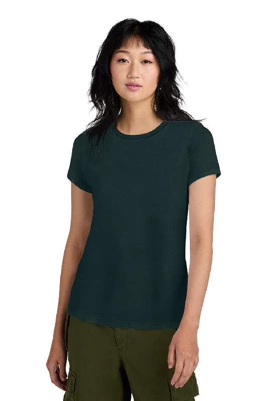 District Womens Perfect Weight Short Sleeve Crewneck T-Shirt - Rainforest Green