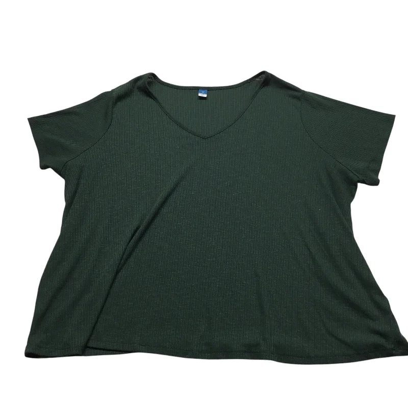 Top Short Sleeve By Old Navy In Green, Size: 2x