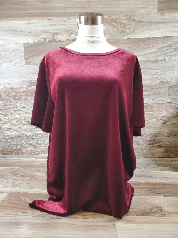 Top Short Sleeve By Old Navy In Red, Size: Xl